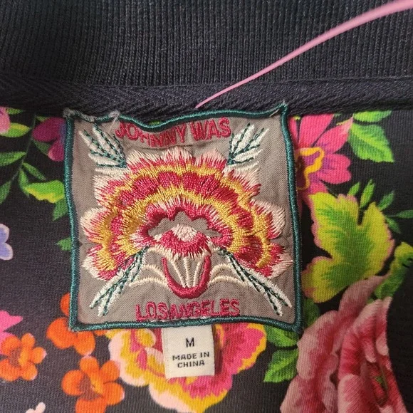 Johnny Was Cantero Floral Printed Tracksuit Jacket Joggers Sweatsuit Lounge - Picture 5 of 13